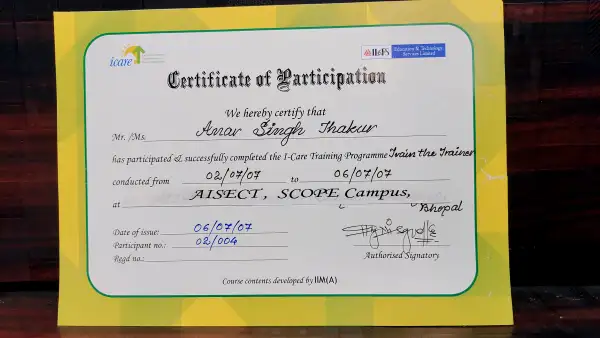 Certificate Image